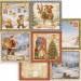 Набор бумаги для скрапбукинга Stamperia SBBL192 "Silent Night", 30,5х30,5 см